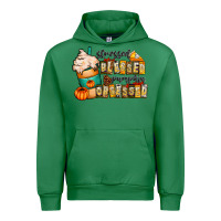 Emerald stressed blessed pumpkin obsessed Urban Hoodie - CowhideDigitalArt