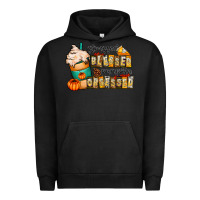 Pigment Black stressed blessed pumpkin obsessed Urban Hoodie - CowhideDigitalArt