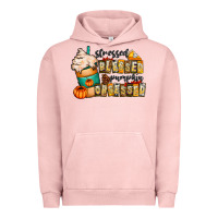 Pigment Salmon stressed blessed pumpkin obsessed Urban Hoodie - CowhideDigitalArt