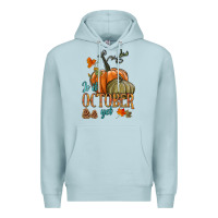 Blue Mist is it october yet Premium Hoodie - HRA Design Shop