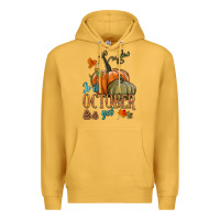 Mustard is it october yet Premium Hoodie - HRA Design Shop