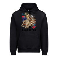 Black America the beautiful 4th of july Urban Hoodie - CowGirlArtShop