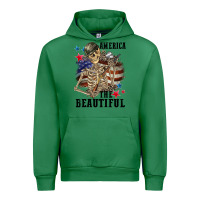 Emerald America the beautiful 4th of july Urban Hoodie - CowGirlArtShop