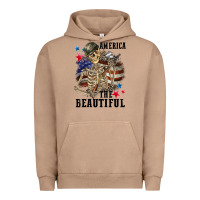 Pigment Burro America the beautiful 4th of july Urban Hoodie - CowGirlArtShop