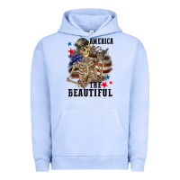 Pigment Grape Ice America the beautiful 4th of july Urban Hoodie - CowGirlArtShop