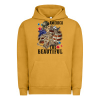 Pigment Peanut Butter America the beautiful 4th of july Urban Hoodie - CowGirlArtShop