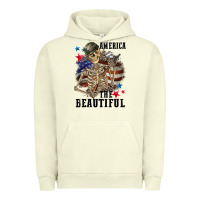 Pigment Pistachio America the beautiful 4th of july Urban Hoodie - CowGirlArtShop