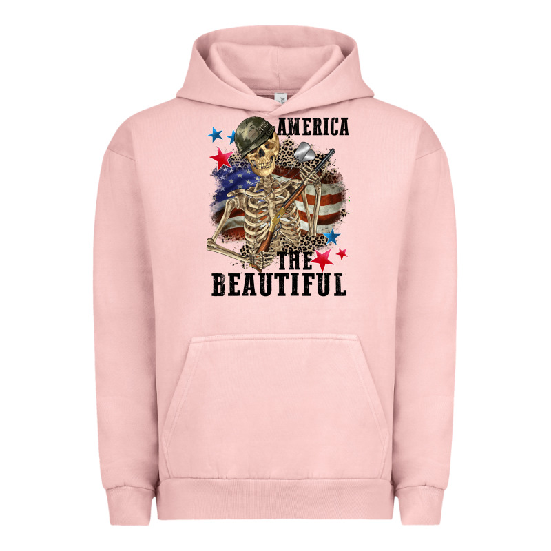America The Beautiful 4th Of July Urban Hoodie by CowGirlArtShop | Teevron