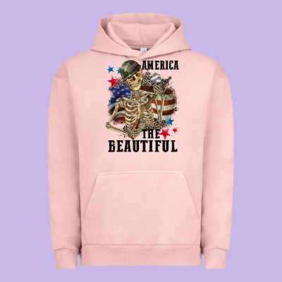 America The Beautiful 4th Of July Urban Hoodie Designed By Cowgirlartshop