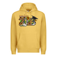 Antique Gold senior 2023 Premium Hoodie - CowhideDigitalArt