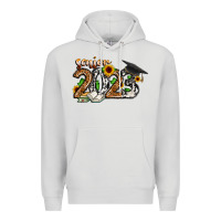 Dove Grey senior 2023 Premium Hoodie - CowhideDigitalArt