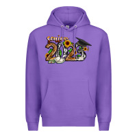 Purple senior 2023 Premium Hoodie - CowhideDigitalArt