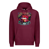 Burgundy hot mom summer Premium Hoodie - SublimationCraftShop