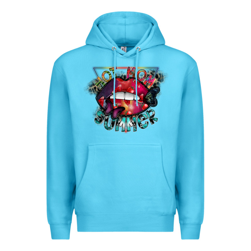 Hot Mom Summer Premium Hoodie by SublimationCraftShop | Teevron