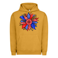 Pigment Peanut Butter America sunflower Urban Hoodie - Neo Western