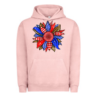 Pigment Salmon America sunflower Urban Hoodie - Neo Western