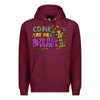 Burgundy come at me breaux Premium Hoodie - FaDigitalArtStudio