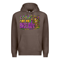 Coffee come at me breaux Premium Hoodie - FaDigitalArtStudio