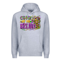 Heather Grey come at me breaux Premium Hoodie - FaDigitalArtStudio