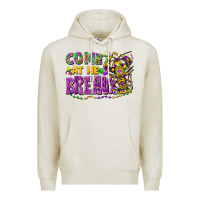 Oatmeal Heather come at me breaux Premium Hoodie - FaDigitalArtStudio