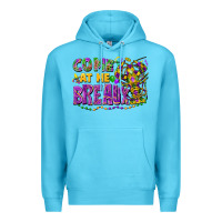 Ocean Blue come at me breaux Premium Hoodie - FaDigitalArtStudio