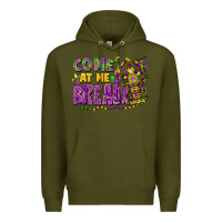 Army Green come at me breaux Premium Hoodie - FaDigitalArtStudio