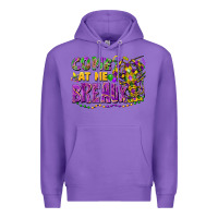 Purple come at me breaux Premium Hoodie - FaDigitalArtStudio
