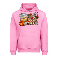 Fuchsia Pink wild about pumpkin spice Urban Hoodie - CowhideDigitalArt