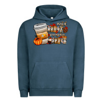 Pigment Midnight Navy wild about pumpkin spice Urban Hoodie - CowhideDigitalArt