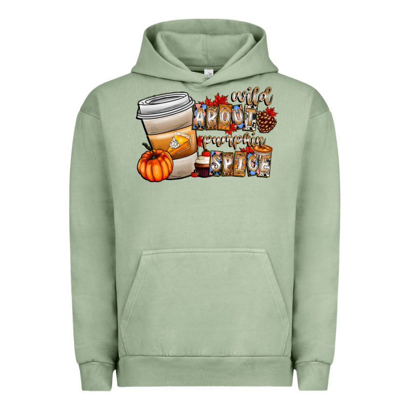 Wild About Pumpkin Spice Urban Hoodie by CowhideDigitalArt | Teevron
