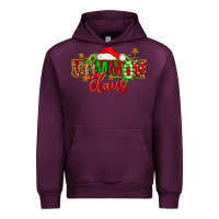 Mauve Wine christmas mom mom claus Urban Hoodie - FaDigitalArtStudio