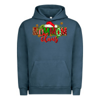 Pigment Midnight Navy christmas mom mom claus Urban Hoodie - FaDigitalArtStudio