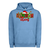 Pigment Pebble Blue christmas mom mom claus Urban Hoodie - FaDigitalArtStudio