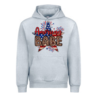 Heather Grey American babe Urban Hoodie - Neo Western