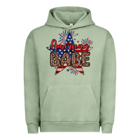 Pigment Oil Green American babe Urban Hoodie - Neo Western