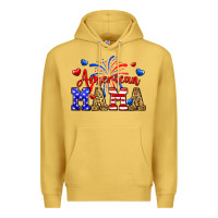 Antique Gold American mama Premium Hoodie - Neo Western