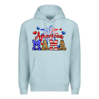 Blue Mist American mama Premium Hoodie - Neo Western