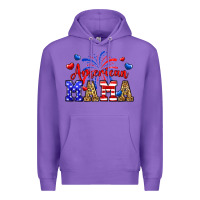 Purple American mama Premium Hoodie - Neo Western
