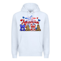 White American mama Premium Hoodie - Neo Western