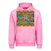 Fuchsia Pink made to worship tumbler Urban Hoodie - HRA Design Shop