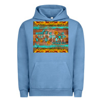 Pigment Pebble Blue made to worship tumbler Urban Hoodie - HRA Design Shop