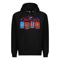 Black American mama Premium Hoodie - Neo Western
