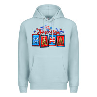Blue Mist American mama Premium Hoodie - Neo Western