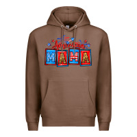 Chestnut American mama Premium Hoodie - Neo Western