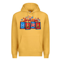Mustard American mama Premium Hoodie - Neo Western