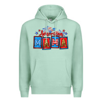 Seafoam American mama Premium Hoodie - Neo Western