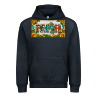 Navy faith cross and sunflower license plate Urban Hoodie - HRA Design Shop