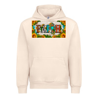 Sandshell faith cross and sunflower license plate Urban Hoodie - HRA Design Shop
