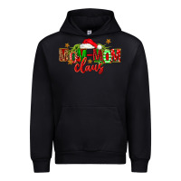 Black christmas mom mom claus Urban Hoodie - FaDigitalArtStudio