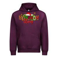 Mauve Wine christmas mom mom claus Urban Hoodie - FaDigitalArtStudio